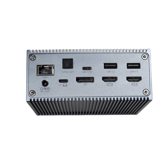 Lyare 4k Displays Gray USB-C Docking Station LDP-01 Triple Displays - Picture 4 of 10